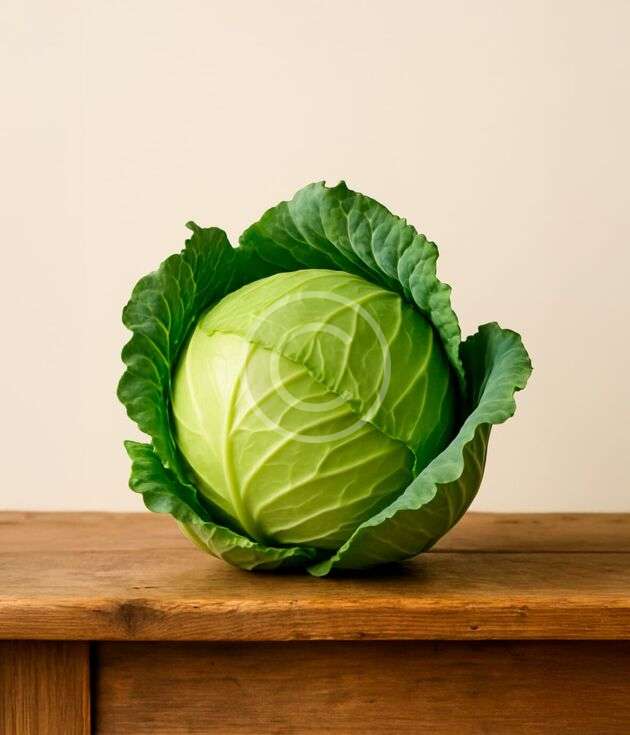 Fresh whole cabbage